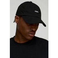 Kappe mit Man-Logo - Schwarz - ONE SIZE, Schwarz von boohooman