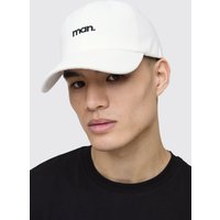 Kappe mit Man-Logo - Weiß - ONE SIZE, Weiß Kappe mit Man-Logo - Weiß - ONE SIZE, Weiß von boohooman