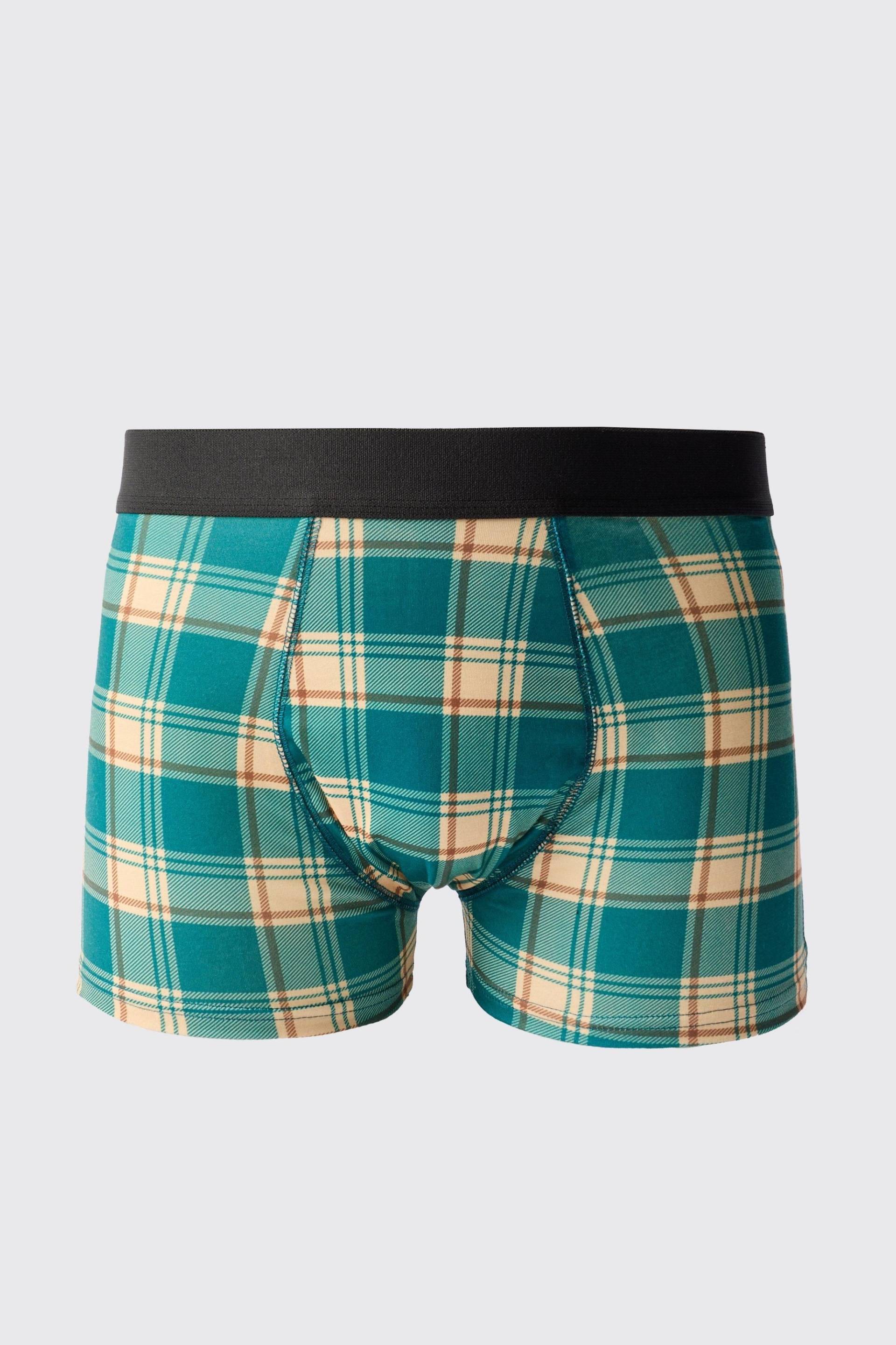 Karierte Man Boxershorts von boohooman