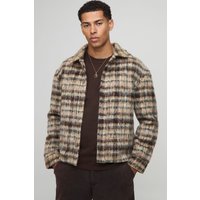 Kariertes Overshirt - Grün - XS, Grün Kariertes Overshirt - Grün - XS, Grün von boohooman