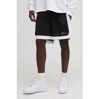 Kastige BM Signature Sport-Shorts - Schwarz - XS, Schwarz Kastige BM Signature Sport-Shorts - Schwarz - XS, Schwarz von boohooman