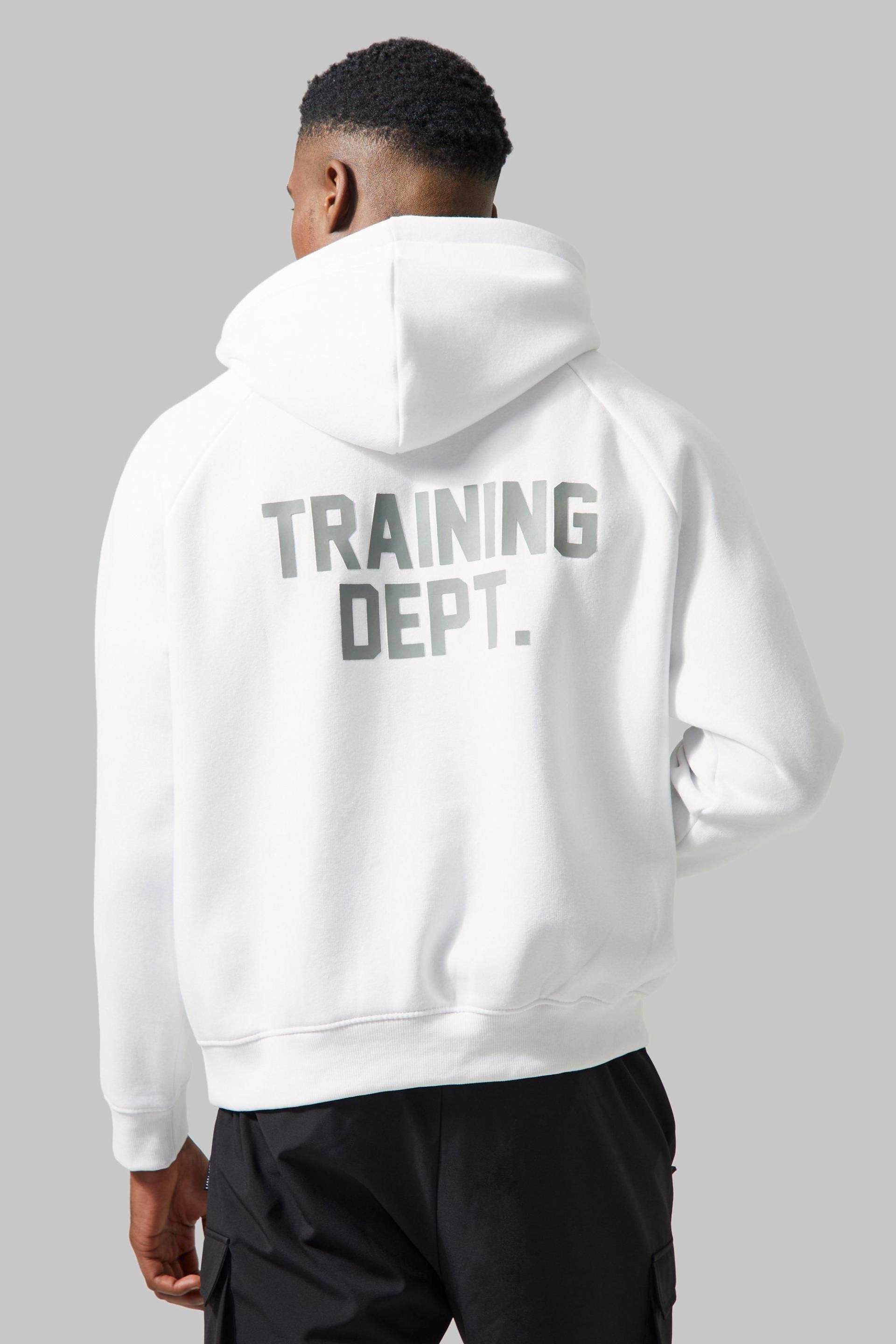 Kastiger Man Active Training Dept Hoodie von boohooman