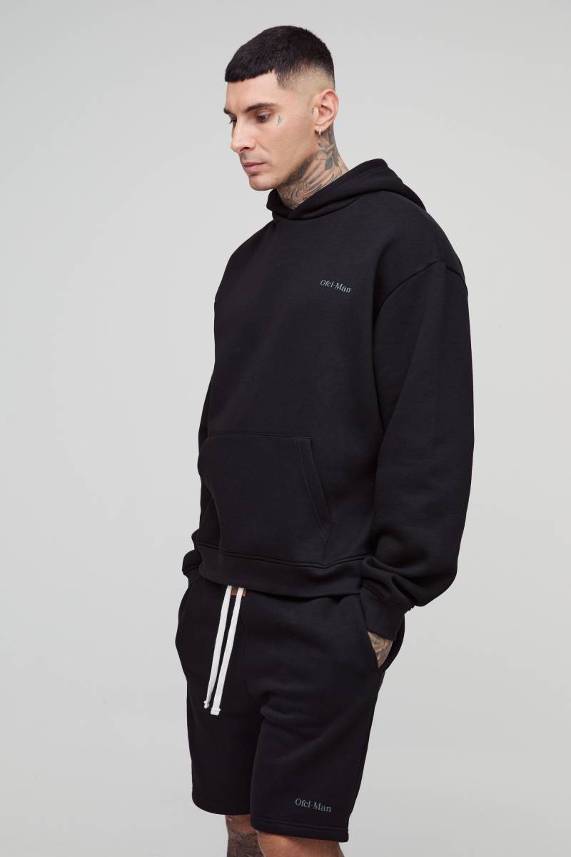 Kastiger Oversize Official Man Hoodie von boohooman