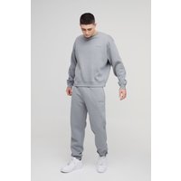 Kastiger Oversize Official Man Sweatshirt-Trainingsanzug - Grau - XS, Grau von boohooman