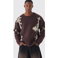 Kastiger Oversize Strickpullover Kastiger Oversize Strickpullover von boohooman