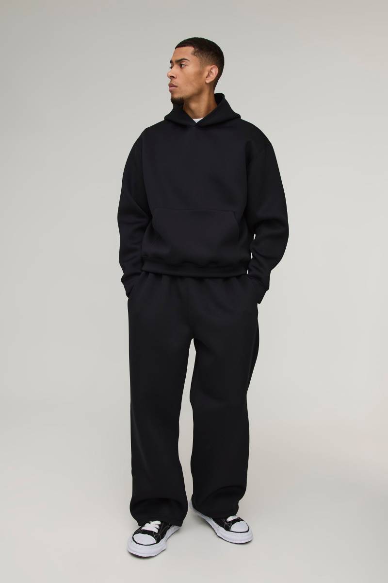 Kastiger Oversize Trainingsanzug mit Kapuze - Schwarz - XS, Schwarz Kastiger Oversize Trainingsanzug mit Kapuze - Schwarz - XS, Schwarz von boohooman