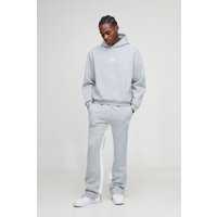 Kastiger Oversize Trainingsanzug mit M Stern Print und Kapuze von boohooman