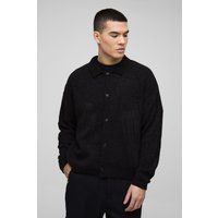 Kastiger Strick-Cardigan von boohooman