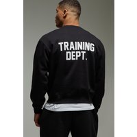 Kastiges Active Oversize Training Dept Sweatshirt - Schwarz - XS, Schwarz Kastiges Active Oversize Training Dept Sweatshirt - Schwarz - XS, Schwarz von boohooman