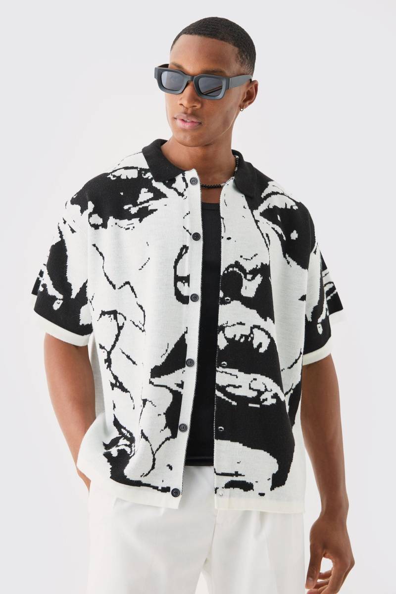 Kastiges Hemd - Weiß - XS, Weiß von boohooman