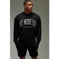 Kastiges Man Active Oversize Sweatshirt & Shorts von boohooman