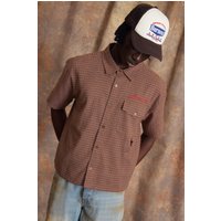 Kastiges Oversize Hemd mit Taschen-Detail - Braun - S, Braun von boohooman