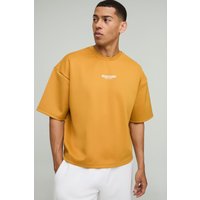 Kastiges Oversize Limited Edition Scuba T-Shirt - Gelb - M, Gelb von boohooman