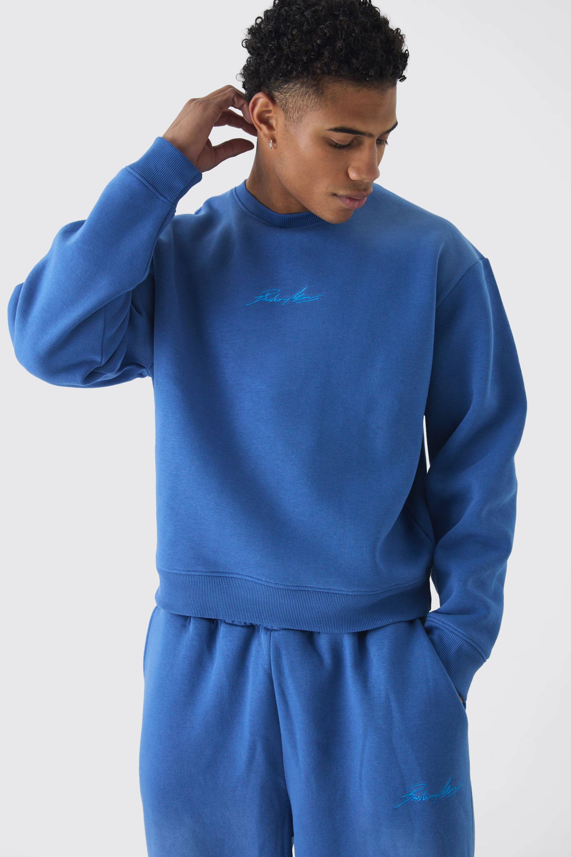 Kastiges Oversize Man Sweatshirt von boohooman