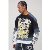 Kastiges Oversize Official Man T-Shirt - Schwarz - XS, Schwarz von boohooman