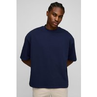 Kastiges Oversize T-Shirt - Blau - XS, Blau von boohooman