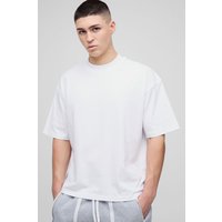 Kastiges Oversize T-Shirt - Weiß - XS, Weiß Kastiges Oversize T-Shirt - Weiß - XS, Weiß von boohooman