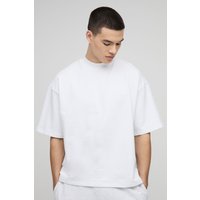 Kastiges Oversize T-Shirt - Weiß - XS, Weiß Kastiges Oversize T-Shirt - Weiß - XS, Weiß von boohooman