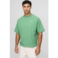 Kastiges Oversize T-Shirt mit Official-Stickerei von boohooman