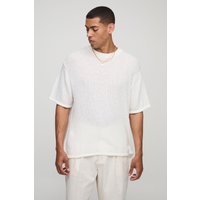 Kastiges Strick T-Shirt von boohooman