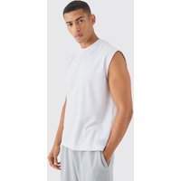 Kastiges vesttop mit Etikett - Weiß - XS, Weiß Kastiges vesttop mit Etikett - Weiß - XS, Weiß von boohooman