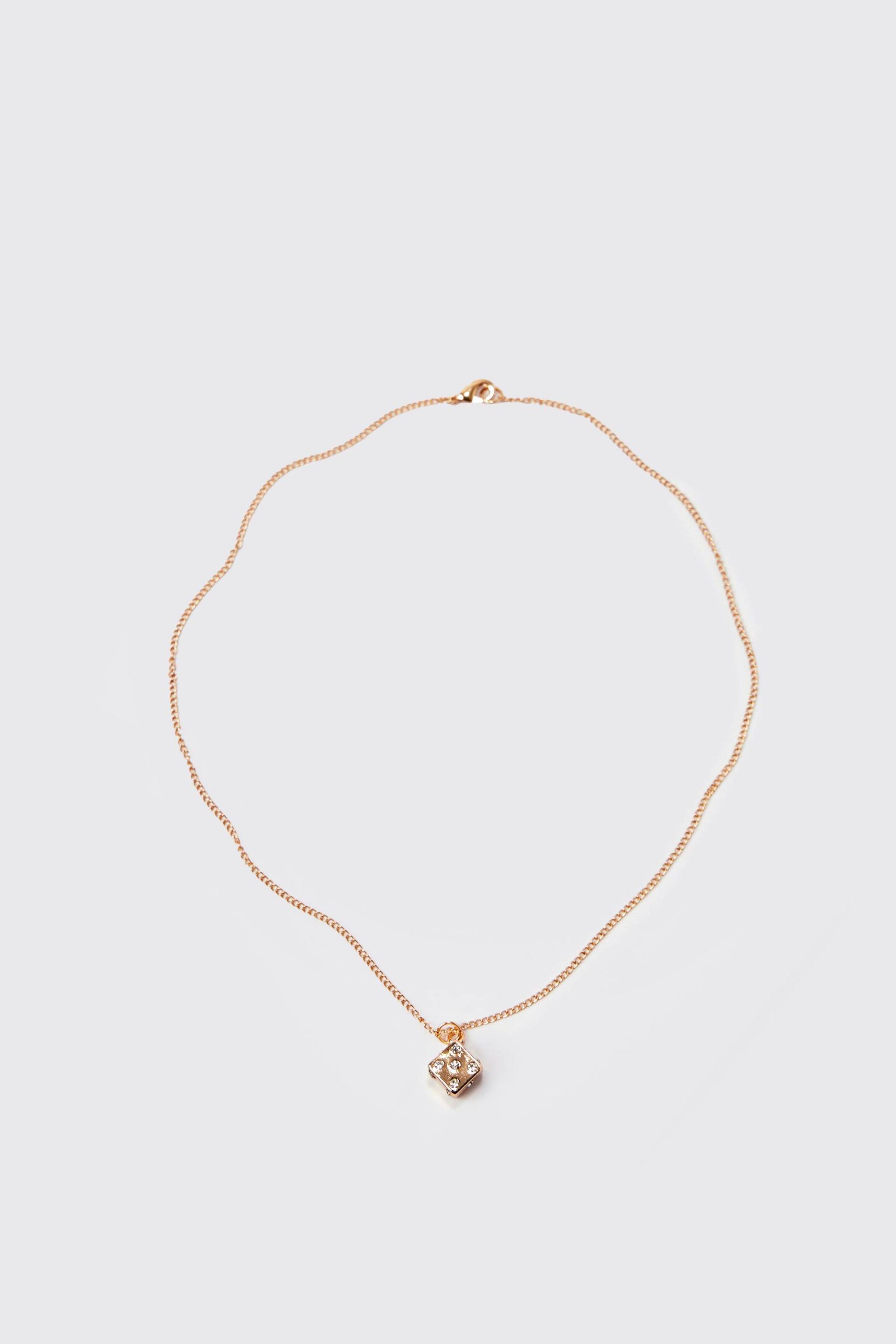 Kette mit Anhänger - Gold - ONE SIZE, Gold von boohooman