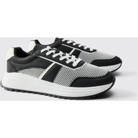 Klobige Mesh-Sneaker von boohooman