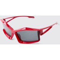 Klobige rote Sonnenbrille - ONE SIZE, Rot Klobige rote Sonnenbrille - ONE SIZE, Rot von boohooman