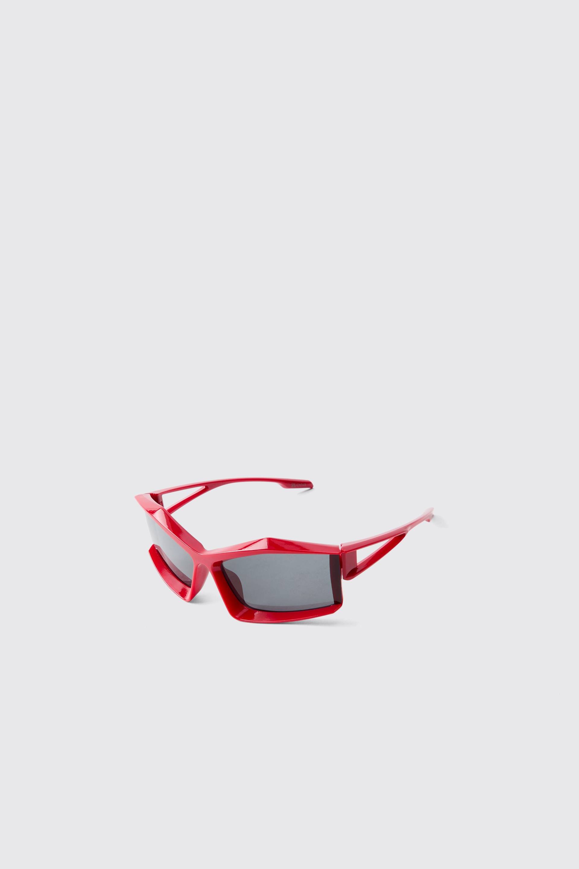 Klobige rote Sonnenbrille - ONE SIZE, Rot Klobige rote Sonnenbrille - ONE SIZE, Rot von boohooman