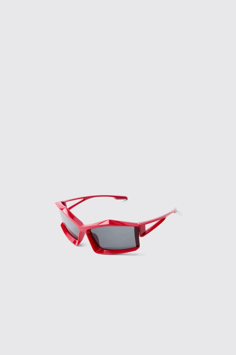 Klobige rote Sonnenbrille - ONE SIZE, Rot Klobige rote Sonnenbrille - ONE SIZE, Rot von boohooman