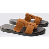 Kunstleder-Sandalen von boohooman