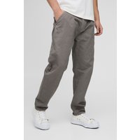 Kurze lockere Chino-Hose - Taupe - 32, Taupe von boohooman