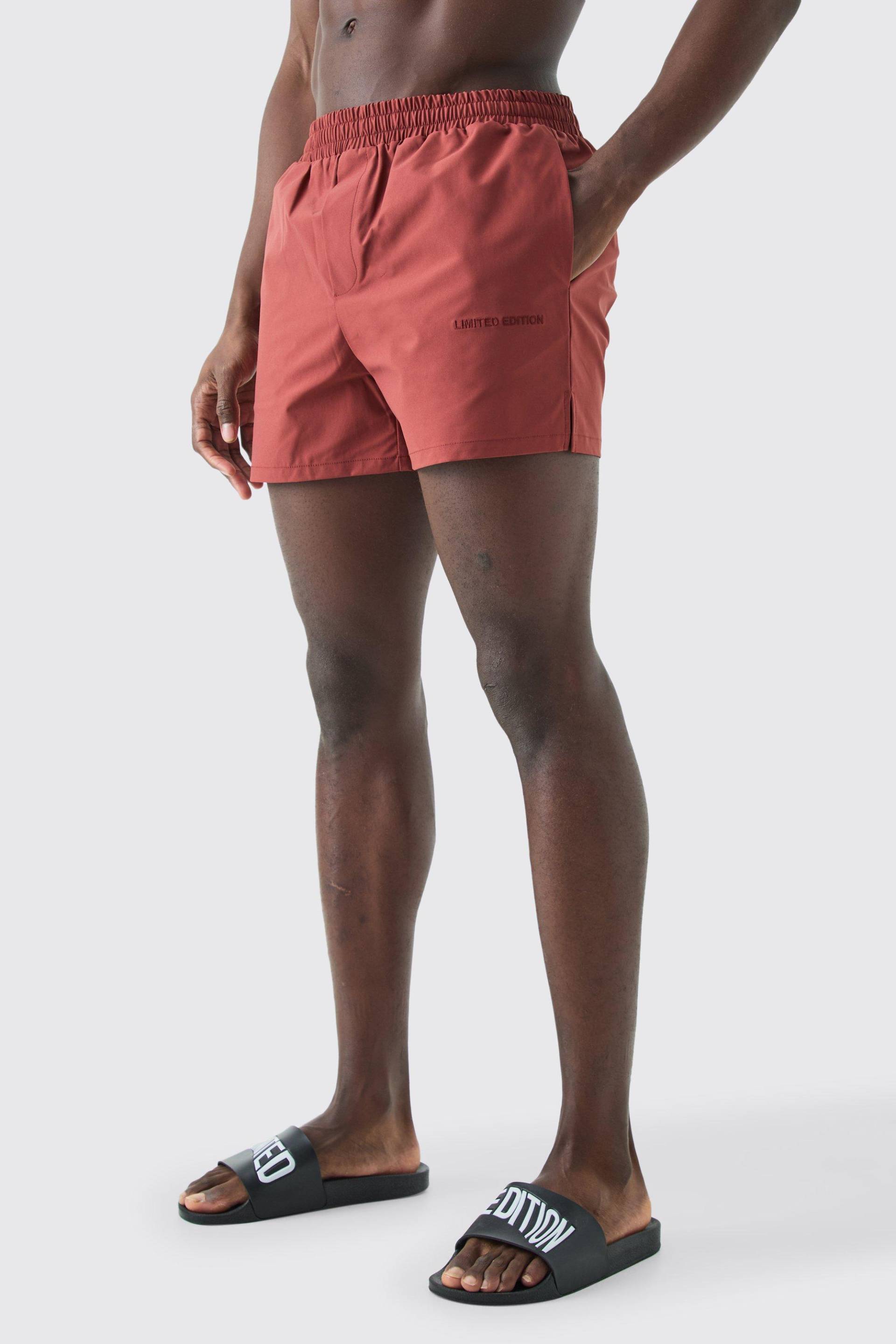 Kurze smarte Limited Edition Badehose - Rot - XS, Rot Kurze smarte Limited Edition Badehose - Rot - XS, Rot von boohooman