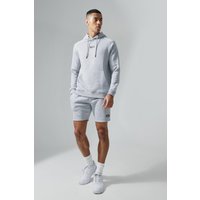 Kurzer Man Active Trainingsanzug - Grau - XS, Grau Kurzer Man Active Trainingsanzug - Grau - XS, Grau von boohooman