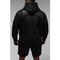 Kurzer Oversize Man Active Trainingsanzug - Schwarz - XS, Schwarz Kurzer Oversize Man Active Trainingsanzug - Schwarz - XS, Schwarz von boohooman