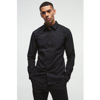 Langärmliges Slim-Fit Hemd Langärmliges Slim-Fit Hemd von boohooman