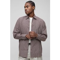 Langärmliges Super Oversize Hemd von boohooman
