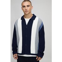 Langärmliges kastiges Colorblock Hemd von boohooman
