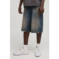 Langer Denim-Jort mit Taschen von boohooman