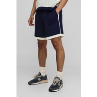 Lockere, gerippte Man-Shorts - Blau - XS, Blau Lockere, gerippte Man-Shorts - Blau - XS, Blau von boohooman