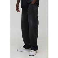 Lockere Jeans - Schwarz - 30S, Schwarz von boohooman