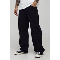 Lockere Jeans - Schwarz - 34S, Schwarz von boohooman