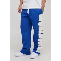 Lockere Jogginghose mit Applikation - Grau - XS, Grau von boohooman