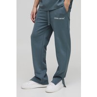 Lockere Jogginghose mit geteiltem Saum - Blau - XS, Blau Lockere Jogginghose mit geteiltem Saum - Blau - XS, Blau von boohooman