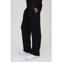 Lockere Jogginghose mit geteiltem Saum - Schwarz - XS, Schwarz Lockere Jogginghose mit geteiltem Saum - Schwarz - XS, Schwarz von boohooman