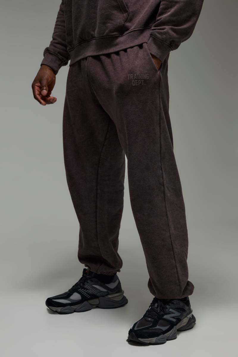 Lockere Man Active Jogginghose - Braun - XS, Braun Lockere Man Active Jogginghose - Braun - XS, Braun von boohooman