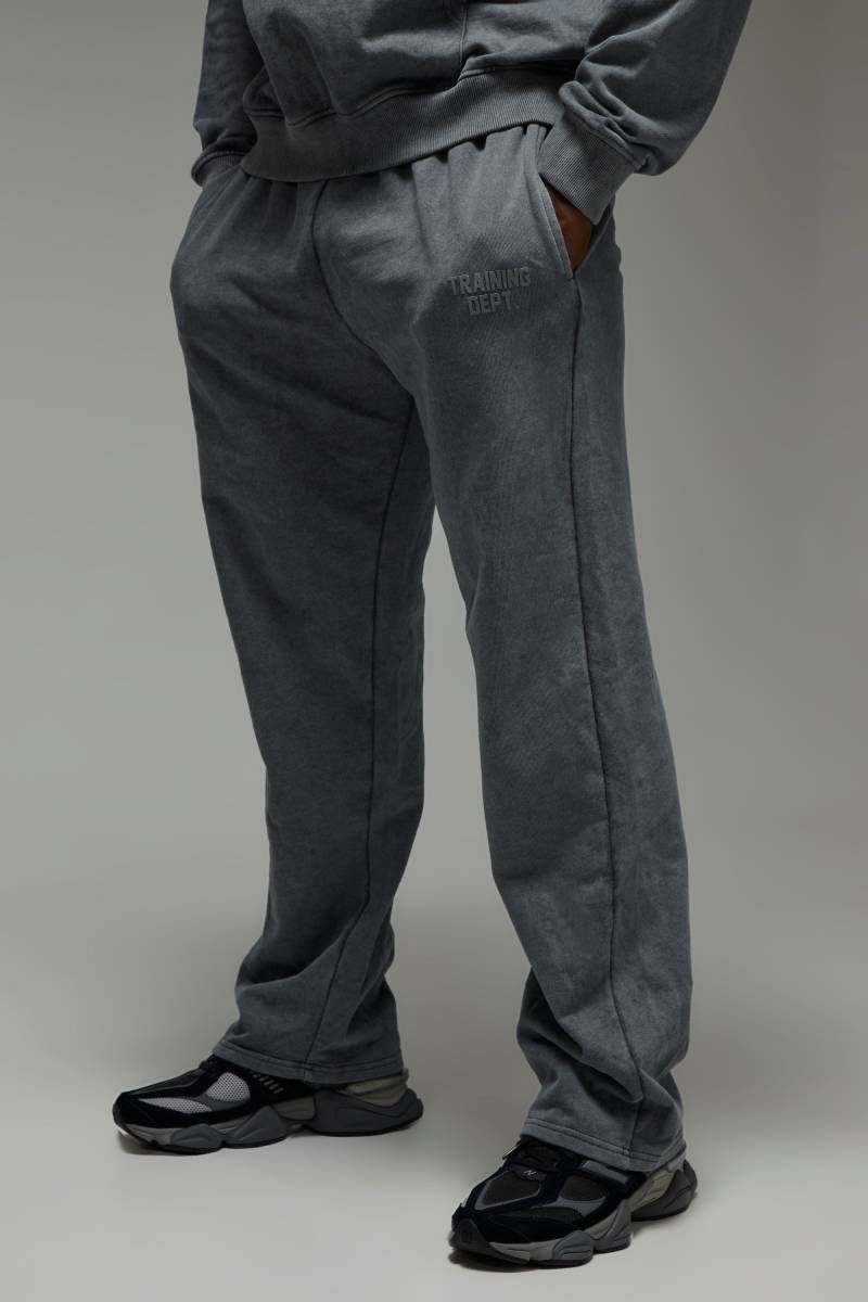 Lockere Man Active Jogginghose - Grau - M, Grau von boohooman