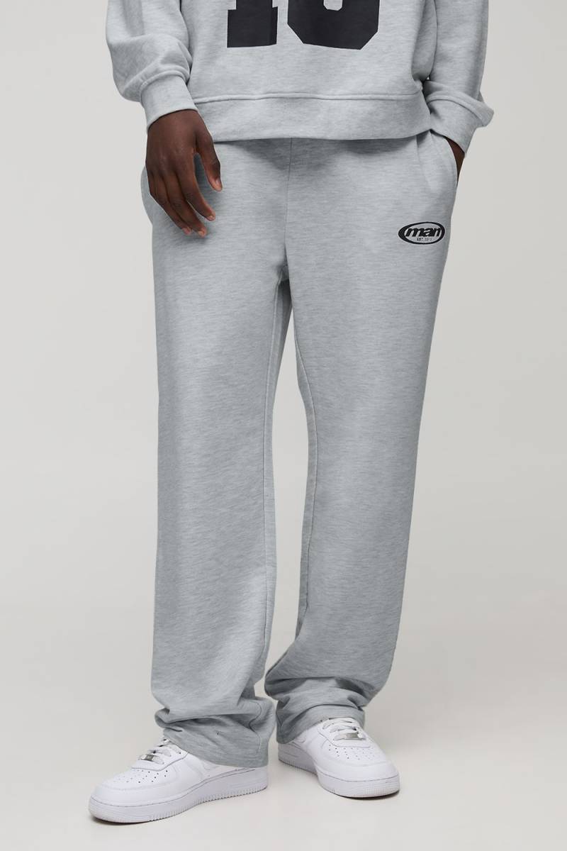 Lockere Man Jogginghose - Grau - XS, Grau von boohooman