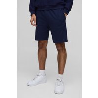 Lockere Pique-Shorts - Blau - XS, Blau Lockere Pique-Shorts - Blau - XS, Blau von boohooman