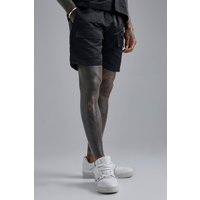 Lockere Shorts mit Cargo-Taschen - Schwarz - M, Schwarz von boohooman